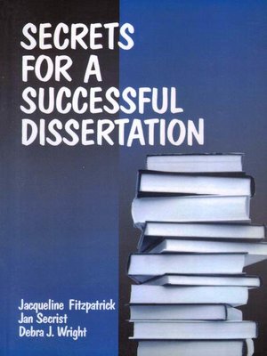 cover image of Secrets for a Successful Dissertation